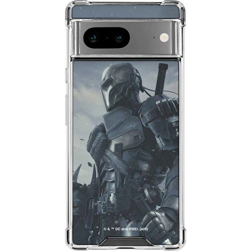 DC Comics Arkham Origins Deathstroke Google Pixel 8a Clear Case